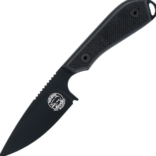 White River M1 Pro Black G10 Black Blade Magnacut