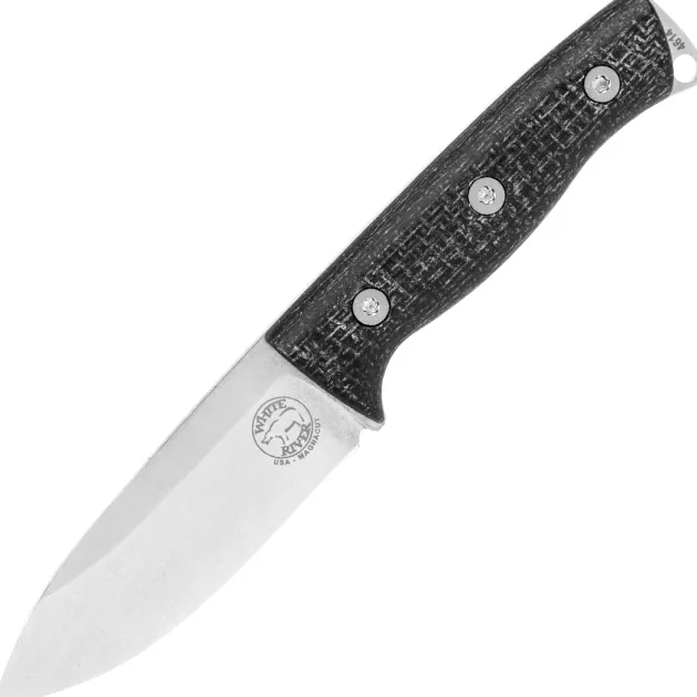 White River Ursus Cub Black Micarta Magnacut