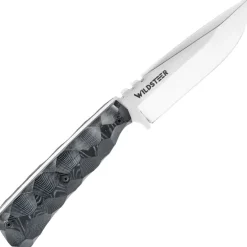 WILDSTEER - Skelet micarta noir Toxifié/Brossée