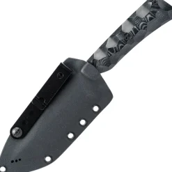 WILDSTEER - Skelet micarta noir Toxifié/Brossée