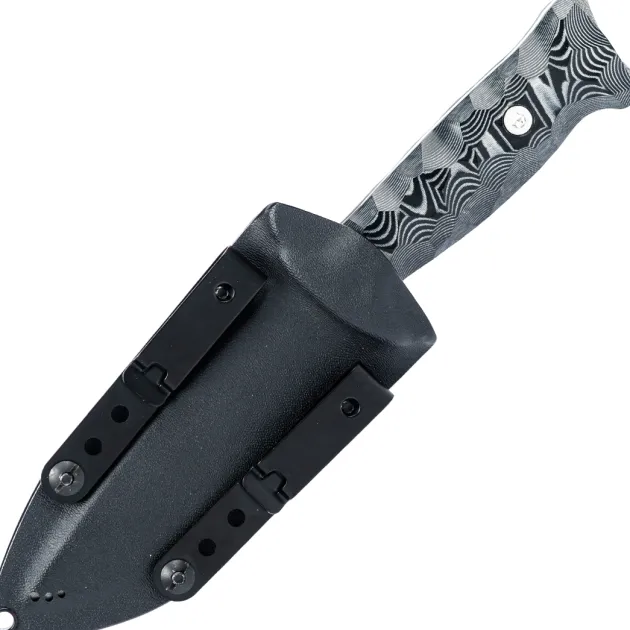 WILDSTEER - TARASCO OUTDOOR manche Micarta noir Toxifié/Stonewash