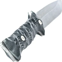WILDSTEER - TARASCO OUTDOOR manche Micarta noir Toxifié/Stonewash
