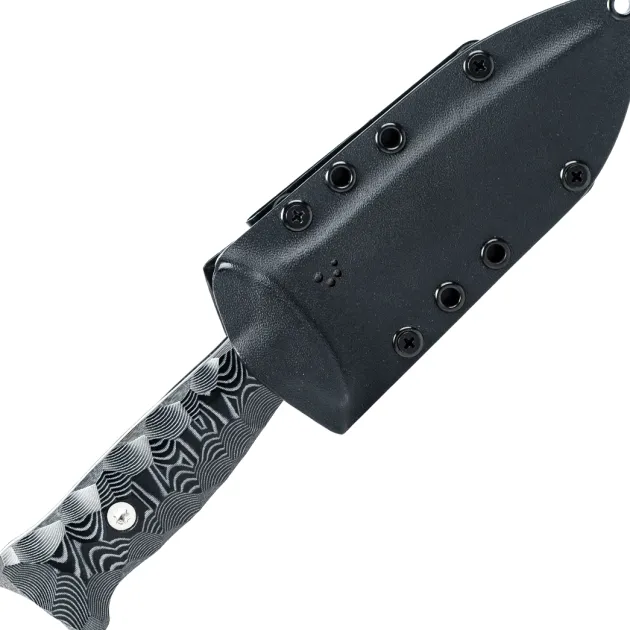 WILDSTEER - TARASCO OUTDOOR manche Micarta noir Toxifié/Stonewash
