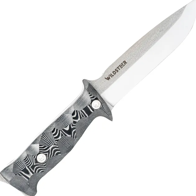 WILDSTEER - TARASCO OUTDOOR manche Micarta noir Toxifié/brossée