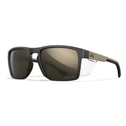 43.601088 - WILEY X Lunettes de protection balistique Founder noir / tan verres tungsten mirror
