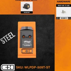 WLPDP-509T-ST - C&H Precision paltine Walther DEFENSE PDP 1.0 to Holosun 509T (STEEL)