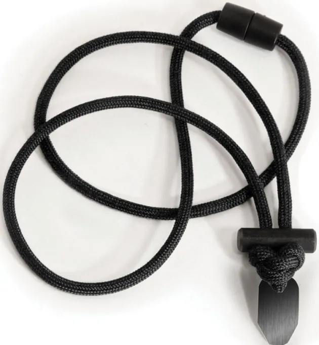 WSG004B - Wazoo Survival Gear Tour de cou allume feu noir