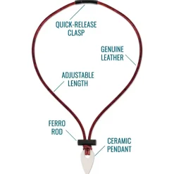 WSGNKLSPSTWH - Wazoo Collier Spark blanc