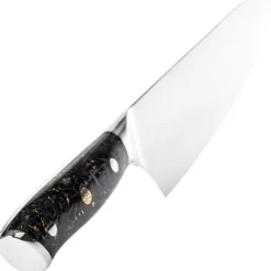 Wusaki couteau Chef Sakin Damas 10Cr manche carbone et or