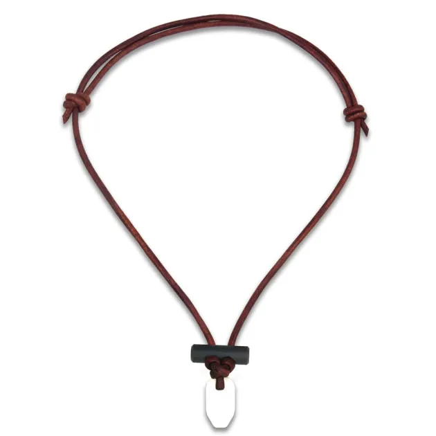 WZBUNEWH - Wazoo Collier Bushcraft blanc