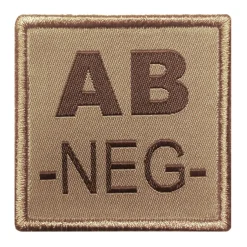 01.2027XX - A10 EQUIPEMENT Sélection Patch Groupe Sanguin Brodé TAN