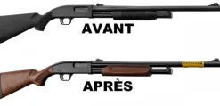 YMOS11603 - Devant bois pompe Mossberg M500/Maverick 88