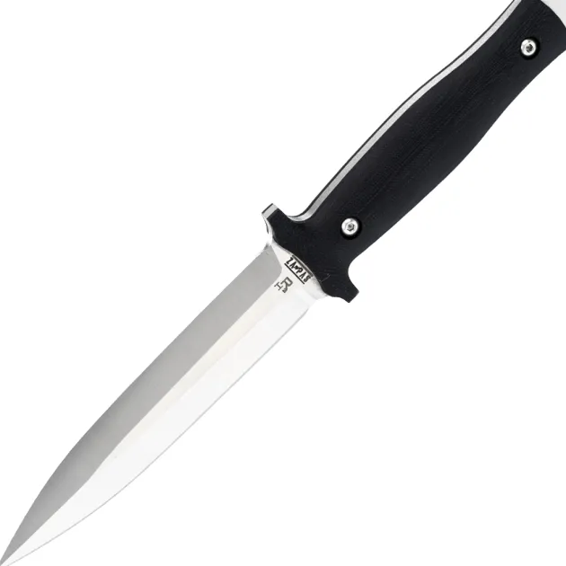 ZA-Pas Knives RH2 Dagger Satin Black G10
