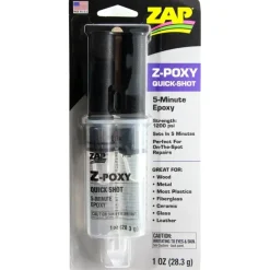 ZAP Colle époxy ZAP à séchage rapide, 5 minutes.
