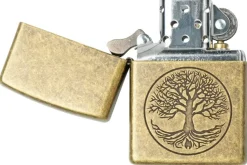 60005187 - ZIPPO Antique Brass Tree of Life