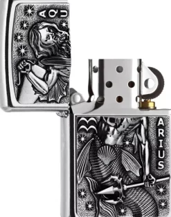 2006508 - ZIPPO Aquarius Emblem Verseau Astrologie