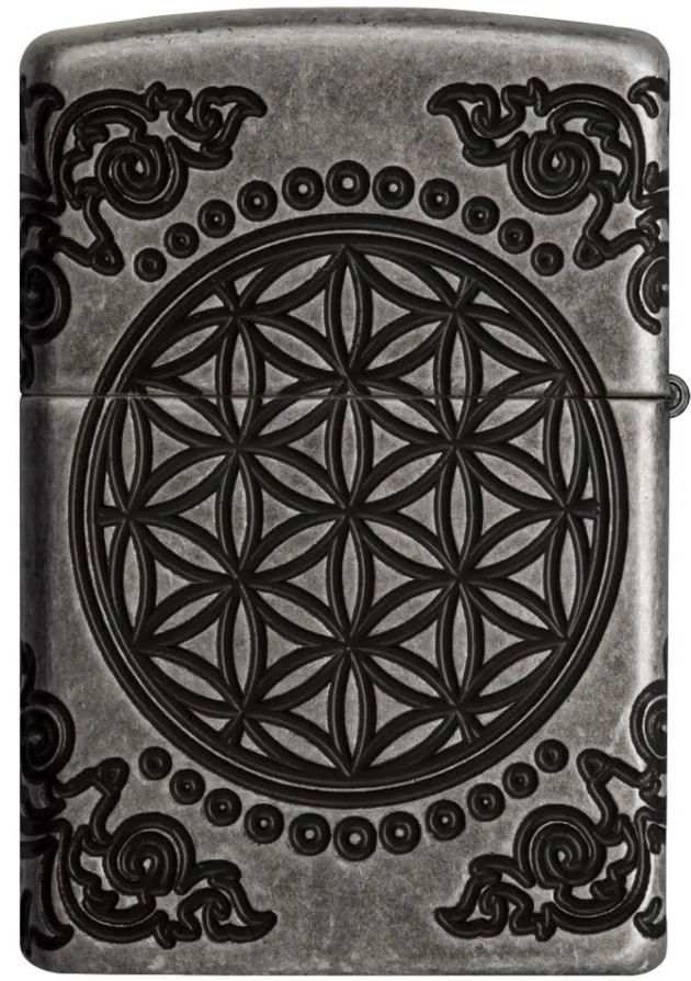 60004303 - ZIPPO Armor Gravé Tree Of Life Antique Silver