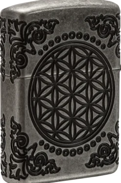 60004303 - ZIPPO Armor Gravé Tree Of Life Antique Silver