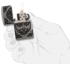 60004303 - ZIPPO Armor Gravé Tree Of Life Antique Silver