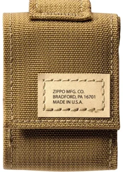 60005677 - ZIPPO Black Crackle & Pochette COYOTE Set Cadeau