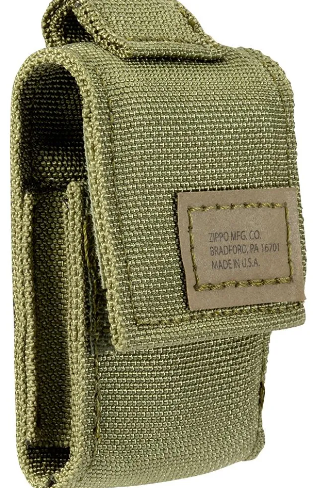 60005676 - ZIPPO Black Crackle & Pochette OD Green Set Cadeau