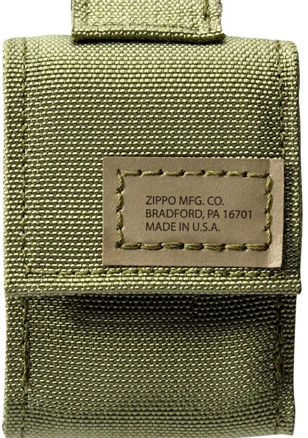 60005676 - ZIPPO Black Crackle & Pochette OD Green Set Cadeau