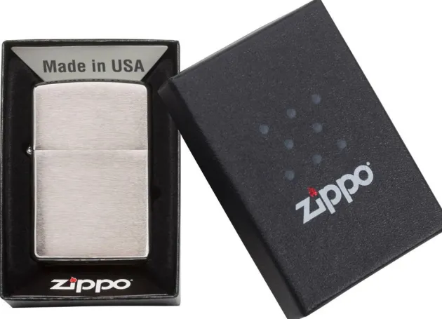 60000804 - ZIPPO Brushed Chrome Regular