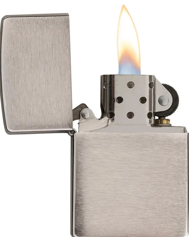 60000804 - ZIPPO Brushed Chrome Regular