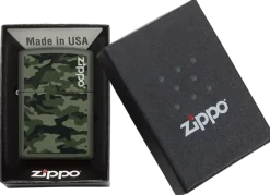 60004363 - ZIPPO 221 Camo and Zippo Design