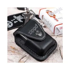 60001217 - ZIPPO Etui de Ceinture Cuir w/ LOGO