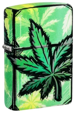 60007204 - ZIPPO Glowing Cannabis Design