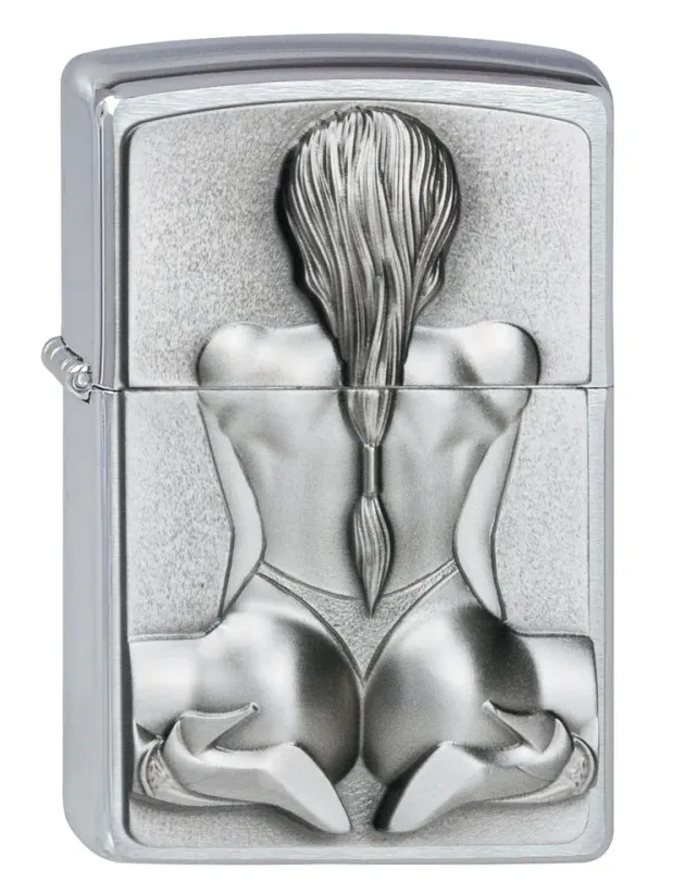 2002548 - ZIPPO Kneeling Girl Emblem