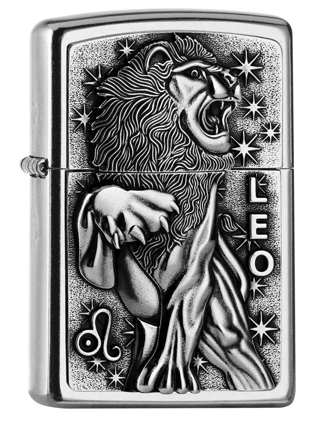 2006497 - ZIPPO Leo Emblem Lion Astrologie