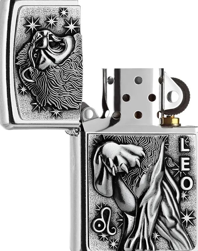 2006497 - ZIPPO Leo Emblem Lion Astrologie