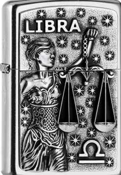 2006502 - ZIPPO Libra Emblem Balance Astrologie