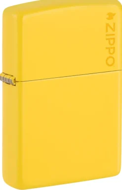 60007102 - ZIPPO Matte Jaune Sunflower with LOGO