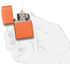 60001268 - ZIPPO Matte Orange with LOGO
