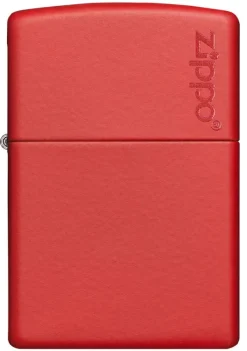 60001204 - ZIPPO Matte Rouge with LOGO