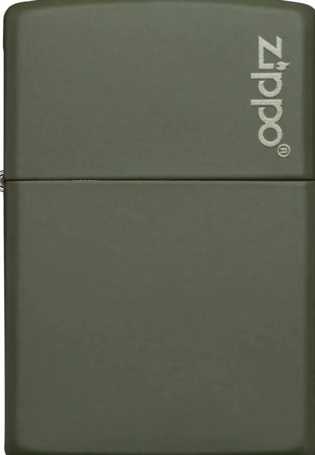 60001568 - ZIPPO Matte Vert Armée with LOGO