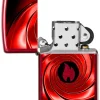 60005302 - ZIPPO Red Swirl Design