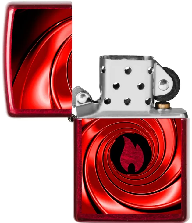 60005302 - ZIPPO Red Swirl Design
