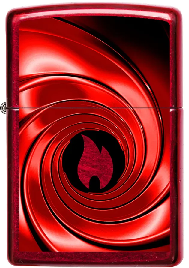60005302 - ZIPPO Red Swirl Design
