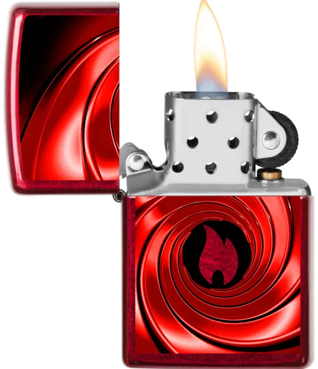 60005302 - ZIPPO Red Swirl Design