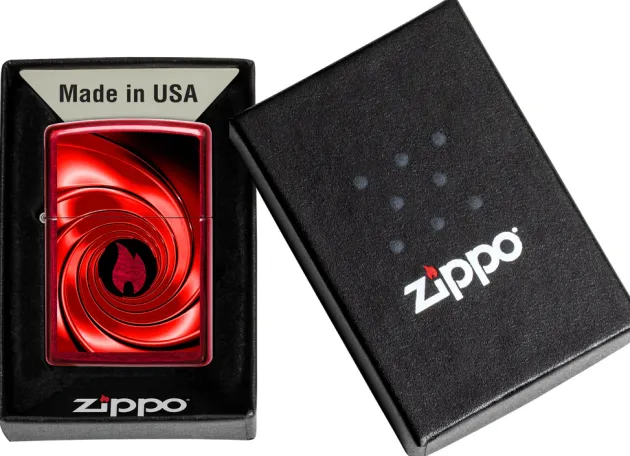 60005302 - ZIPPO Red Swirl Design