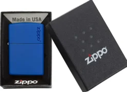 60001205 - ZIPPO Royal Blue Matte avec Logo