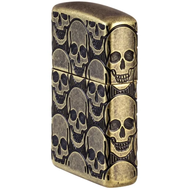 60007234 - ZIPPO Skull Armor Design