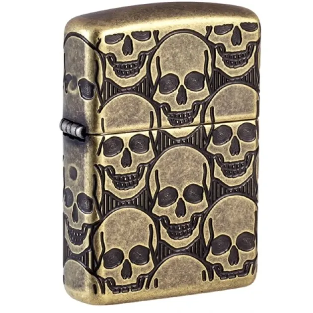 60007234 - ZIPPO Skull Armor Design