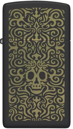 60006595 - ZIPPO SLIM Skull Design
