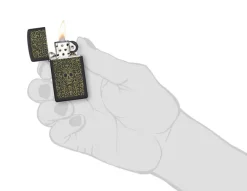 60006595 - ZIPPO SLIM Skull Design