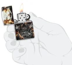 60006136 - ZIPPO Smokey Skulls Design